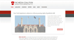 Desktop Screenshot of mediacoalition.org